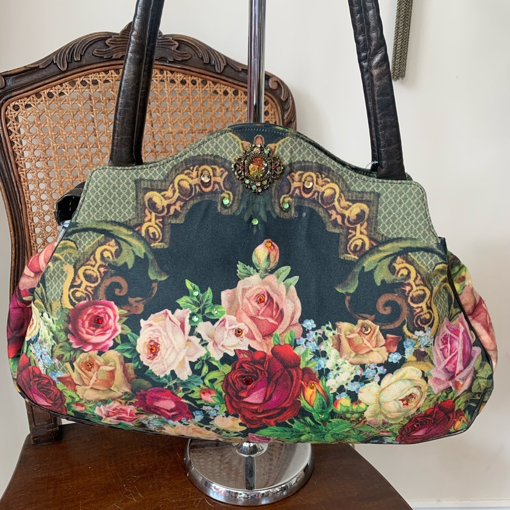 Michal Negrin Floral Embellished Bag - Multicolor